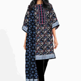 Al-Karam Lawn Unstitched Suits Collection of 3 Pcs