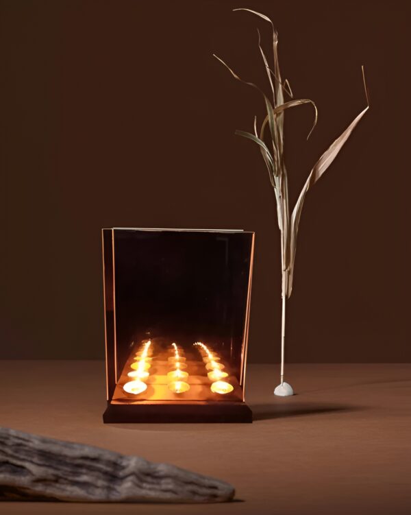 Infinity reflection Mirror Candle holder