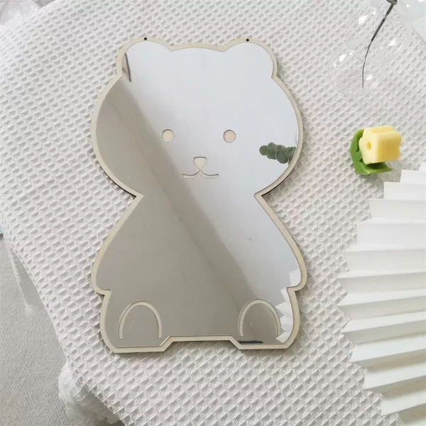 Bear Shaped Mirror - Kids Room Decoration